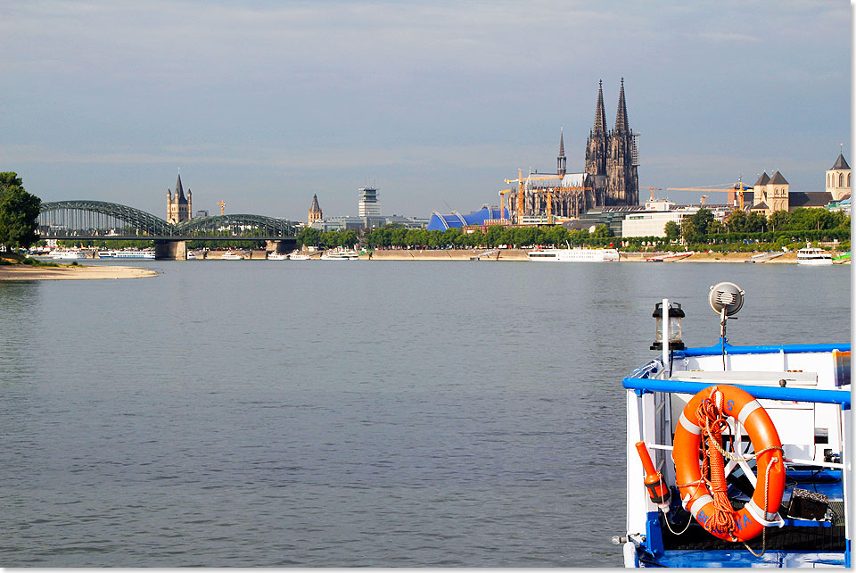 900 Kilometer zeigt der Schiffs-„Tacho” in Köln am Ende der intensiven „Glanzlichter”-Reise.