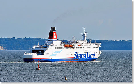 Stena Line hat die TRELLEBORG nach Rostock verholt und dort aufgelegt.