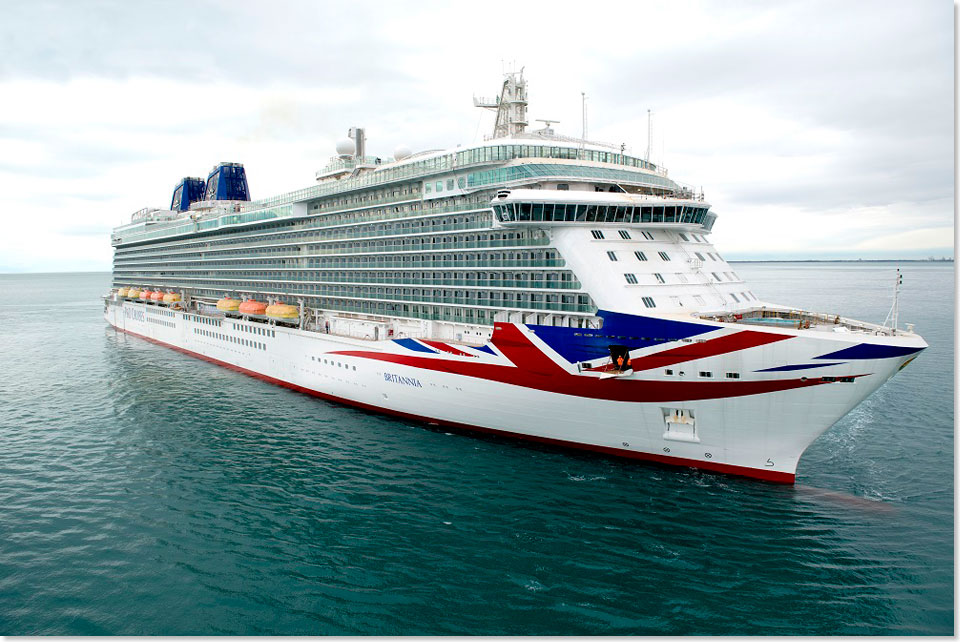 Die Jungfernfahrt der BRITANNIA startet am 14. Mrz 2015 von Southampton aus, von dort geht es zwei Wochen lang in das westliche Mittelmeer. Stationen sind dabei u.a. Barcelona, Monte Carlo, Rom und Cadiz.