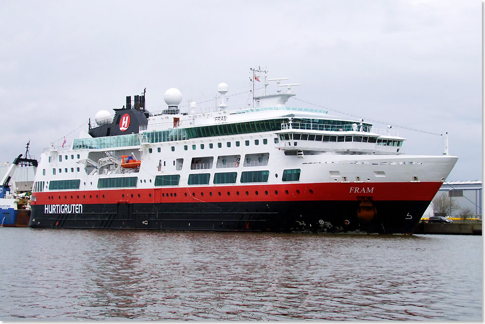 Bereits im Frhjahr 2012 wurde die FRAM bei der Bredo-Werft im Bremerhavener Fischereihafen berholt.