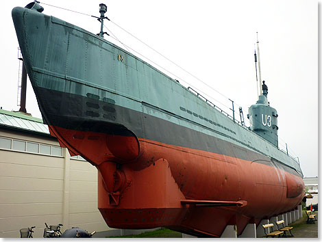 Das U-Boot U 3 wurde 1942 fr Patrouillenfahrten entlang der schwedischen Kste in Karlskrona gebaut und war bis 1965 in Dienst.
