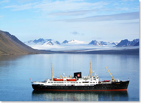 Ihr Zuhause auf diesen Reisen ist die MS NORDSTJERNEN.