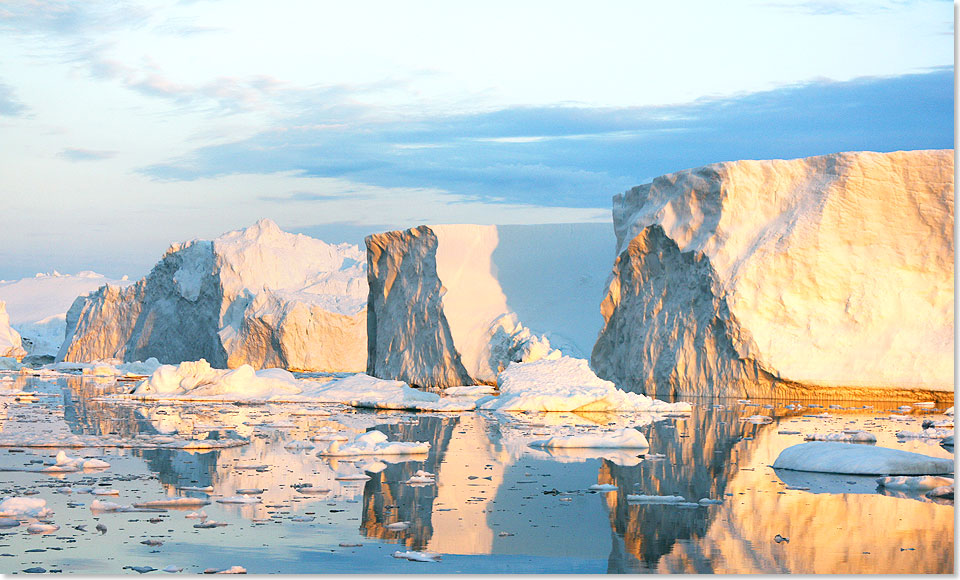Eisformation im Scoresbysund, dem spektakulrsten Fjord der nrdlichen Arktis.