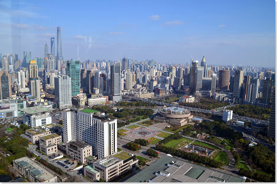 Fr die Chinesen ist Shanghai das New York des Ostens. Dieser Teil der  Kreuzfahrt endete hier.