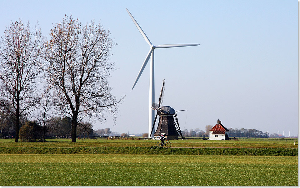 Windkraft frher und heute.