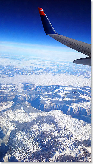 Sunexpress-Flug XG 4741 hat bereits die Alpen berflogen.