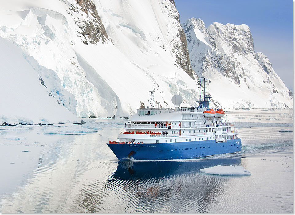 Die Poseidon Expeditionen der Antarktis-Saison 2015/2016 werden mit dem Schwesterschiff SEA SPIRIT durchgefhrt. 