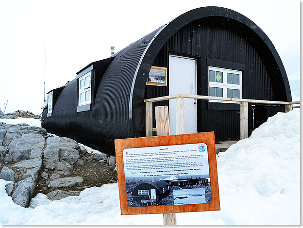 Die Wetterstation von Port Lockroy ist nicht zugnglich.