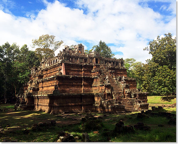 Mehr als 1.000 Tempel und Heiligtmer sind in Angkor ber 200 Quadratkilometer verstreut. Die meisten sind nur noch Ruinen, manche sind erstaunlich gut erhalten.