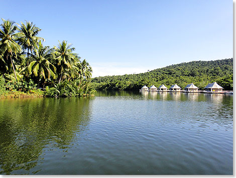 Nach einer halben Stunde, etwa 15 Kilometer, bevor der Tatai sich mit dem Prek Khlang Yai vereinigt, um kurz danach in den Golf von Thailand zu mnden ...