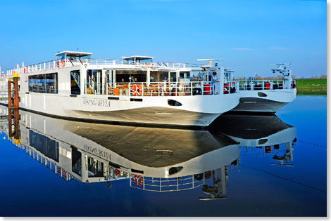 Die von der Neptun Werft in Rostock gebauten Flusskreuzfahrtschiffe VIKING BEYLA und VIKING ASTRILD wurden am 24. Mrz feierlich in Amsterdam getauft.