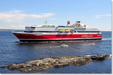 STAVANGERFJORD und BERGENSFJORD befahren ganzjhrig und tglich die Route zwischen Hirtshals-Stavanger und Bergen, sowie zwischen Hirtshals und Langesund im norwegischen Bezirk Telemark.