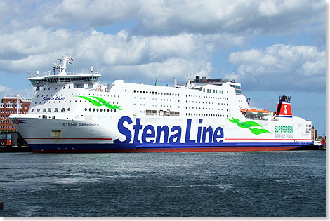 Nach dem Umbau der STENA GERMANICA ist Methanol die primre Antriebsquelle, als Untersttzung besteht aber auch die Mglichkeit, auf Marinediesel umzuschalten.