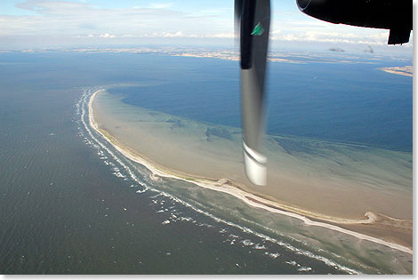 Foto: Dr. Peer Schmidt-Walther, Stralsund Ein Sandhaken in der dänischen Südsee – ein neues Trauminselchen?