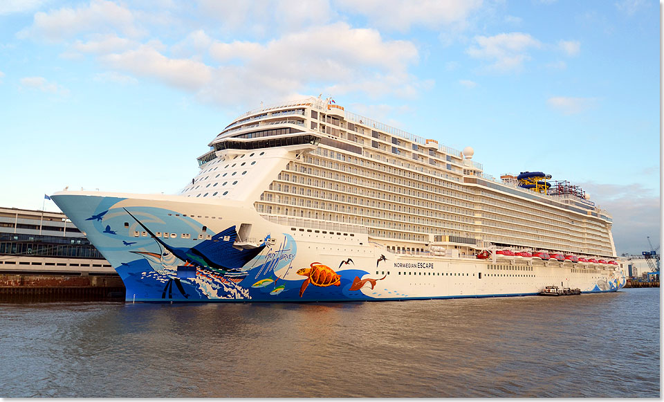 Das 164.600 BRZ groe Kreuzfahrtschiff NORWEGIAN ESCAPE wird ab November 2015 ganzjhrig von Miami aus zu 7-Nchte-Reisen in die stliche Karibik aufbrechen. 