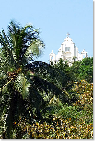Eine katholische Kapelle im Urwald von Goa.