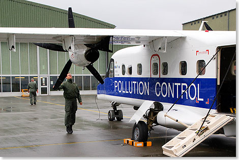 Ground-Check durch den Co-Piloten.