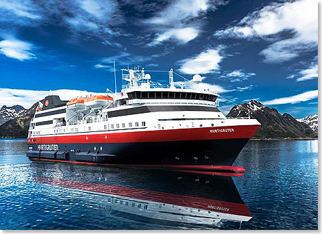 Das neue norwegische Hurtigruten-Schiff wird nach der grten Insel des Svalbard-Archipels benannt: SPITSBERGEN.