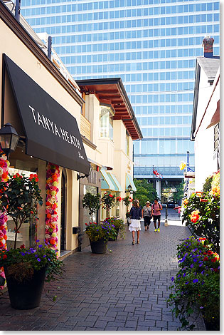 Der Stadteil Yorkville ist gekennzeichnet von kleine, feinen Boutiquen und Lden im gehobenen Stil.