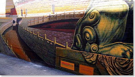 Graffiti, ein wesentliches Element der stdtischen Kultur, es kennzeichnet geradezu Toronto.