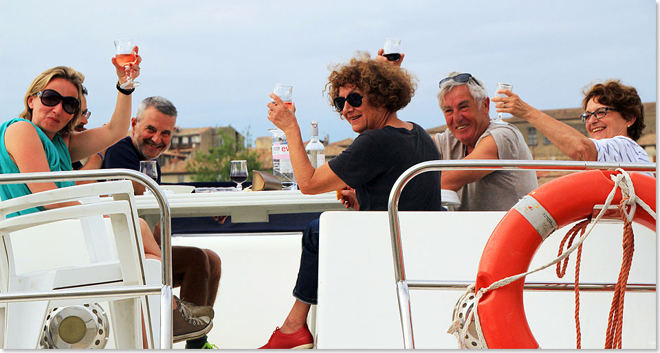 Sant auf die rundum gelungene Reise auf dem legendren Canal du Midi