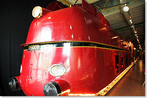 Die schnellste deutsche Dampflok, die Borsig 05001 aus dem Jahr 1935.