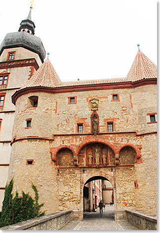 Das Scherenbergtor der Festung Marienberg.