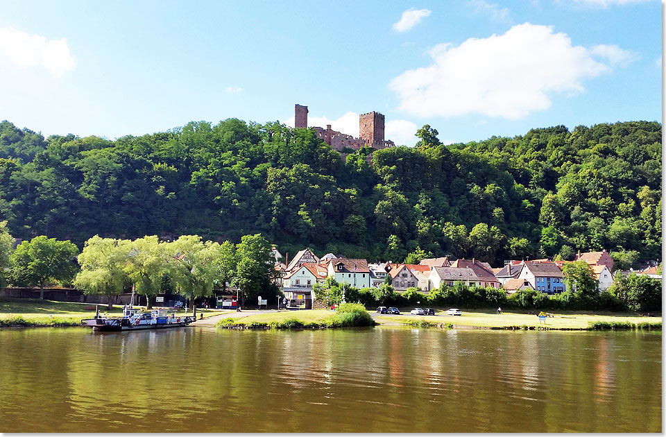 Die Henneburg ist eine staufische Hhenburg der Schenken von Limpurg am rechten Ufer des Mains in der Gemeinde Stadtprozelten im Landkreis Miltenberg.