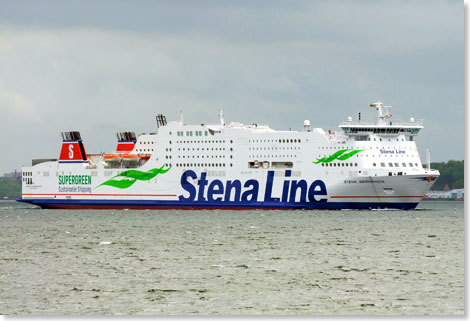 Methanol ist bei der STENA GERMANICA der primre umweltfreundliche Kraftstoff.