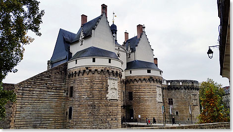 Eingangstor zum Schloss von Nantes.
