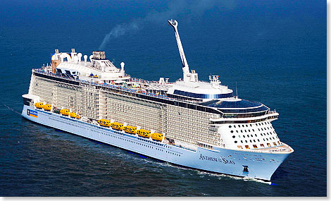 Die ANTHEM OF THE SEAS war das 2. Schiff der Quantum-Klasse.