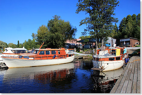 Angekommen in der Marina Vuokravenho bei Savonlinna.