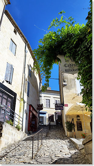 Idylle in der Altstadt von St. Emilion.