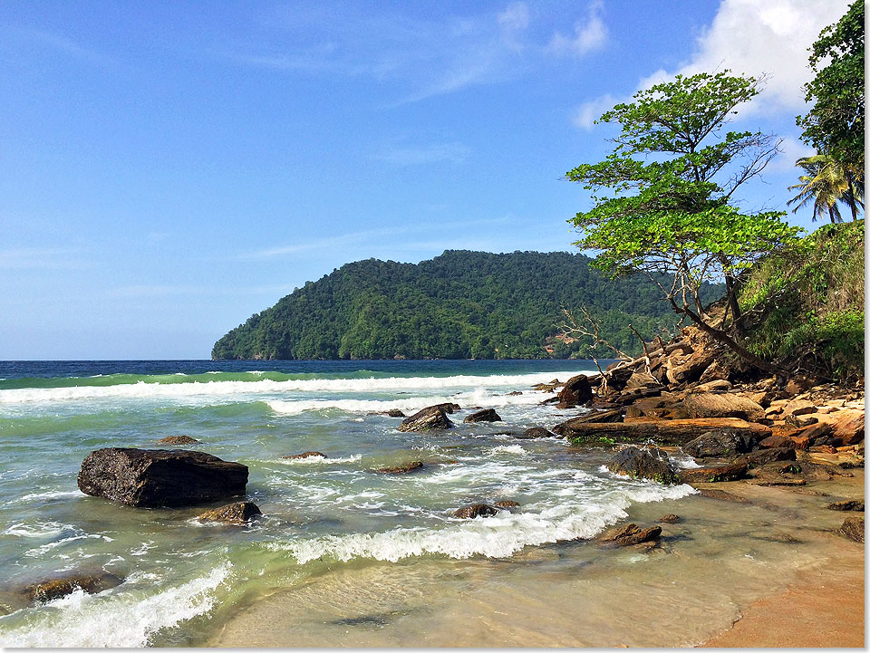 Maracas Beach unweit von Port of Spain ist einer der schnsten und beliebtesten Naturstrnde von Trinidad.