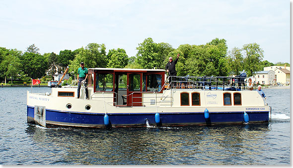 Mit dem Hausboot MRUTZ SAIL in vier Tagen quer durch Brandenburg.