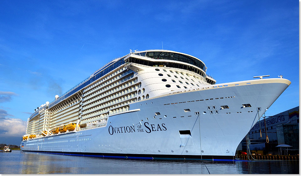 Die OVATION OF THE SEAS ist speziell fr den chinesischen Markt konzipiert und soll ganzjhrig ab Tianjin bzw. Hong Kong zum Einsatz kommen.   