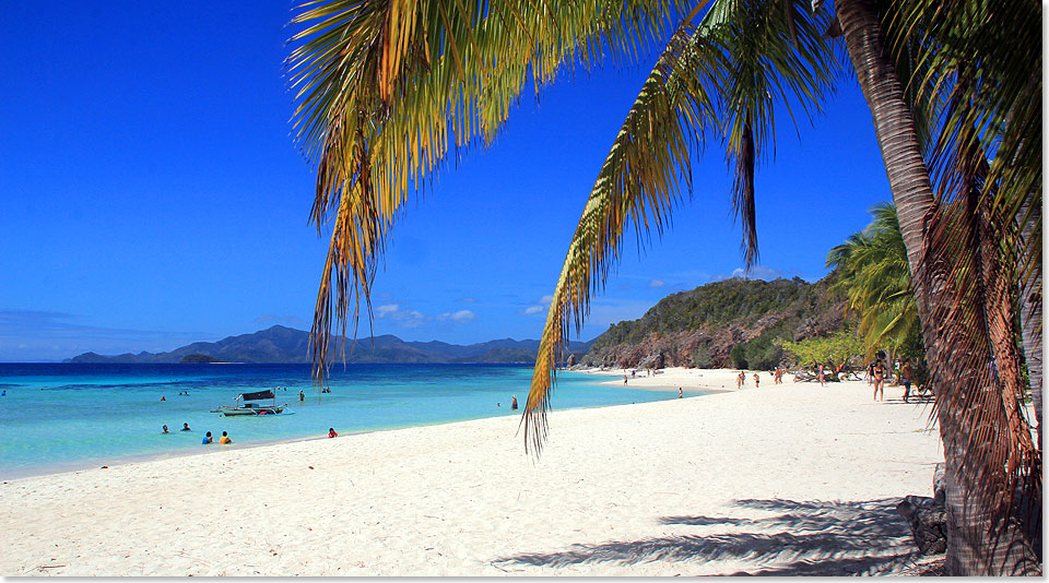 Couron auf Luzon, Philippinen  Ein Traumstrand fr die ARTANIA-Fahrer.