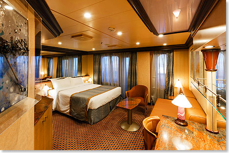 Eine Suite auf der COSTA DIADEMA.