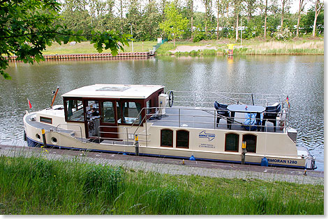 MS MRITZ SAIL unterhalb der Schleuse Lehnitz bei Oranienburg 