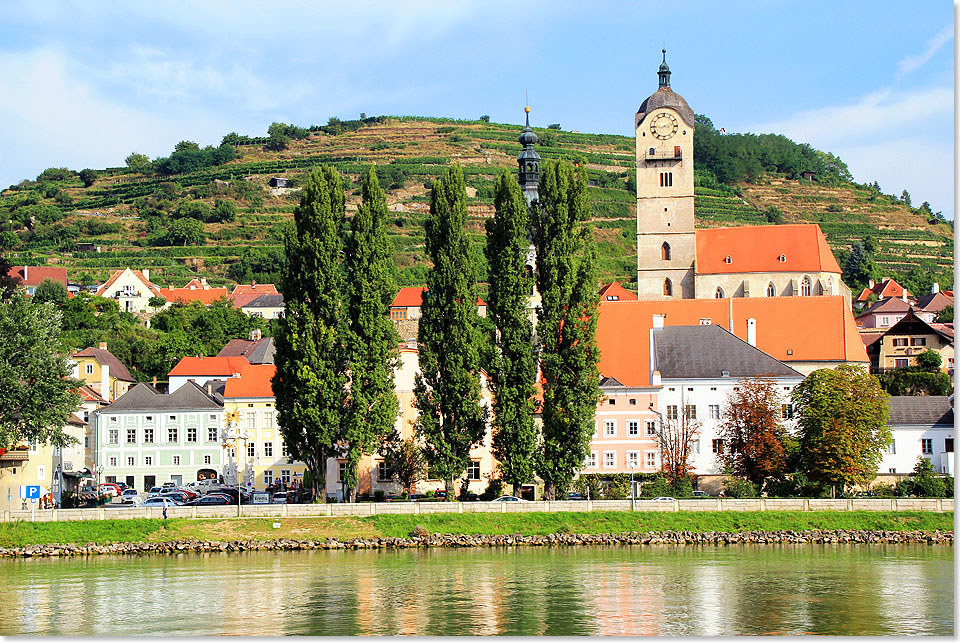 ... ebenso die Stadt Krems.