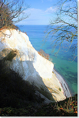 Der Blick vom Rgener Knigsstuhl auf die Ostsee faszinierte schon den Romantik-Maler Caspar David Friedrich. schon 