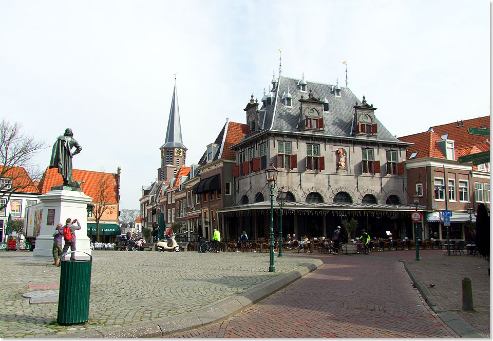 Auf dem Marktplatz in Hoorn.