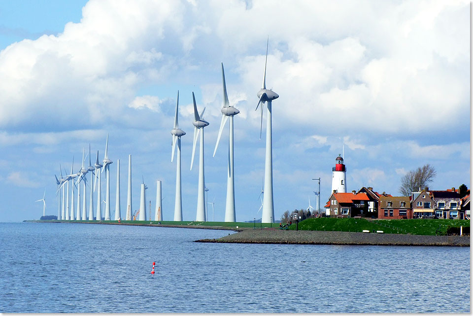 Auslaufen aus Urk mit Kurs auf Hoorn.