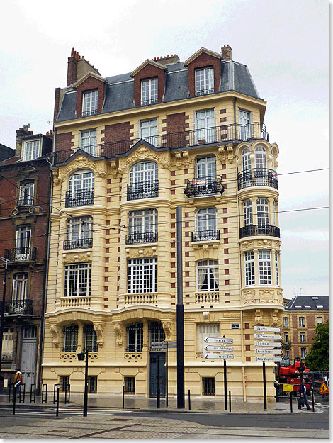 Einige prachtvolle Huser der Jahrhundertwende in Le Havre wurden im Krieg nicht zerstrt und geben Zeugnis der Belle poque.