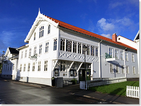 Im traditionsreichen Hotel Norge in Lillesand residierte schon der norwegische Literaturnobelpreistrger Knud Hamsun vor mehr als 100 Jahren.