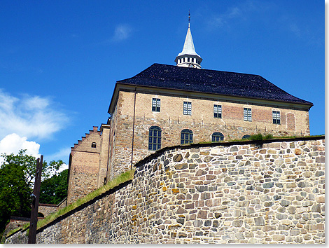 Oslos Festung Akershus war in den vergangenen Jahrhunderten immer wieder Ziel von kriegerischen Belagerungen.