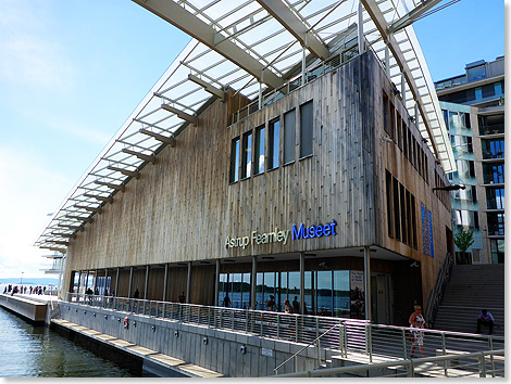 Nicht nur ein architektonisches Highlight: Dieser Museumsbau des Architekten Renzo Piano beherbergt die Sammlung der Astrup Fearnley Stiftung.