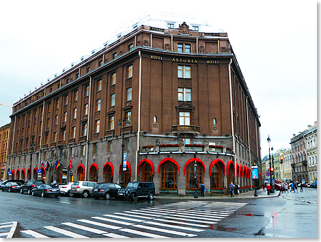 St. Petersburg: Im Hotel Astoria wollte Hitler seinen Eroberung der Stadt feiern.