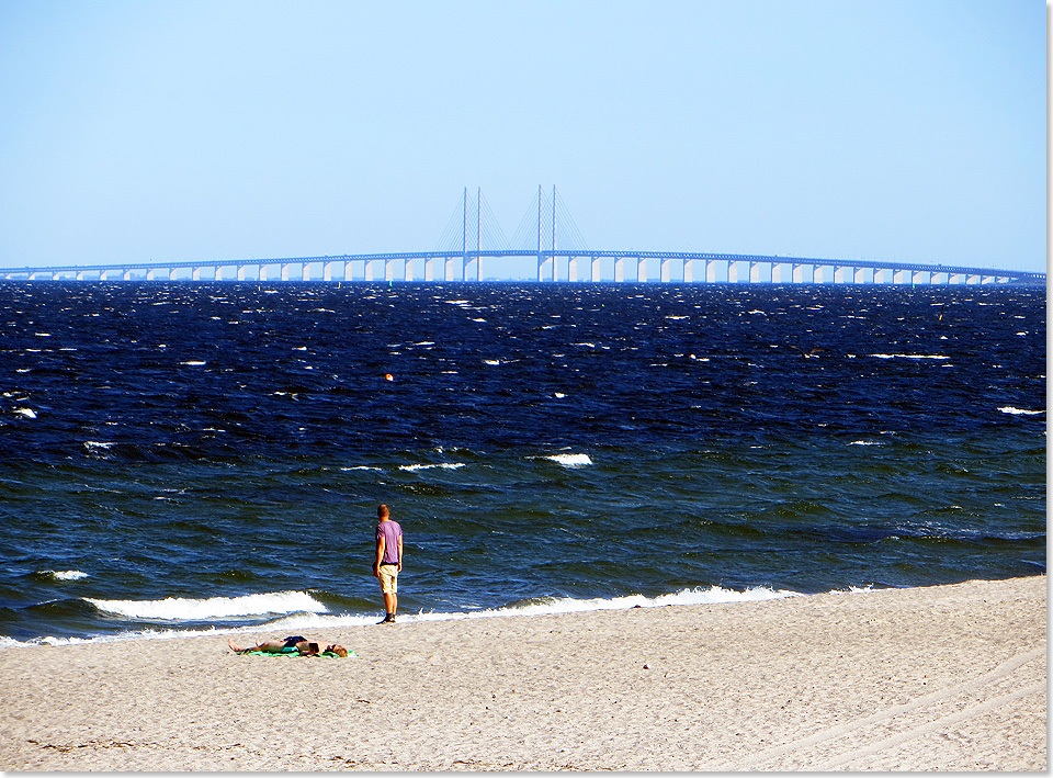 Verbindung zwischen Schweden und Dnemark: Die resundbrcke.