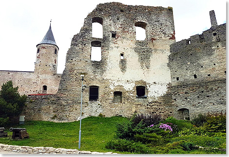 Die Bischofsburg von Haapsalu aus dem 13. Jahrhundert.